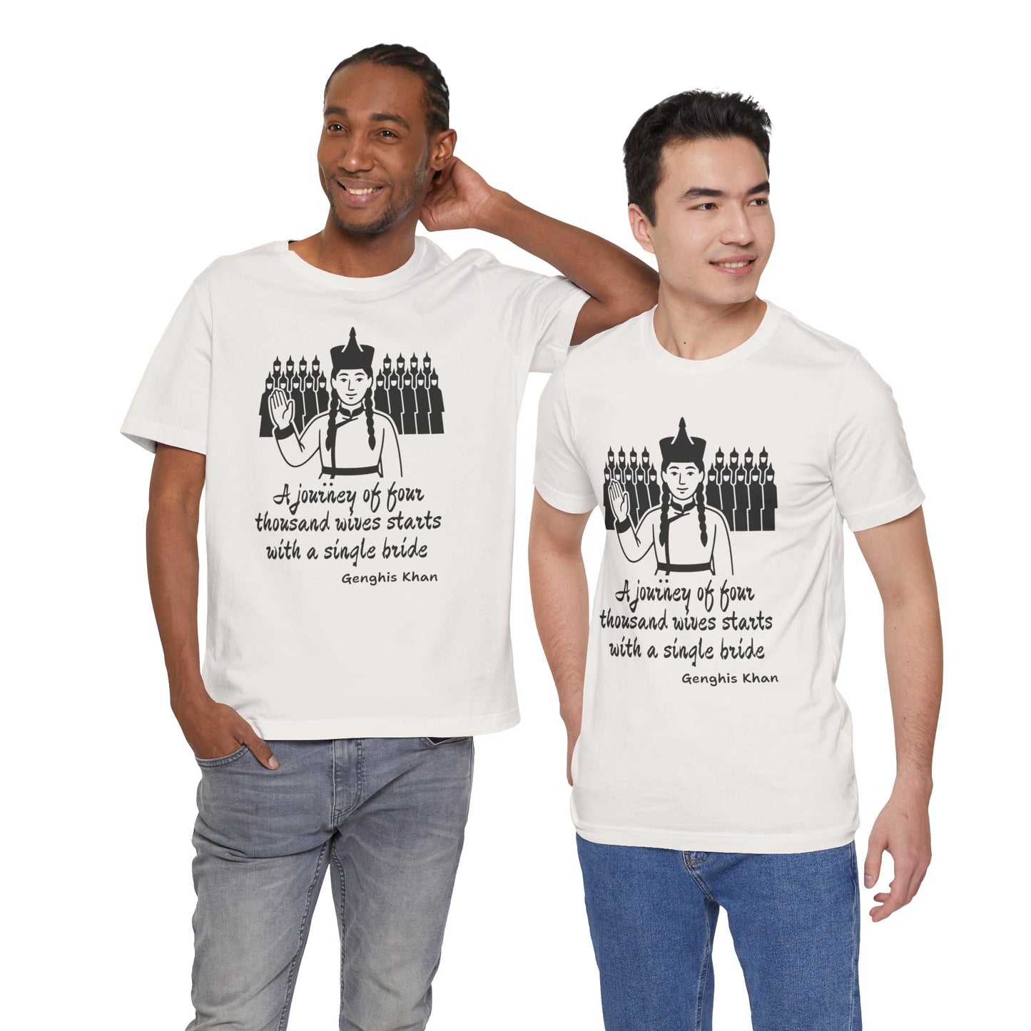 Genghis Khan quote, v2 - T-shirt