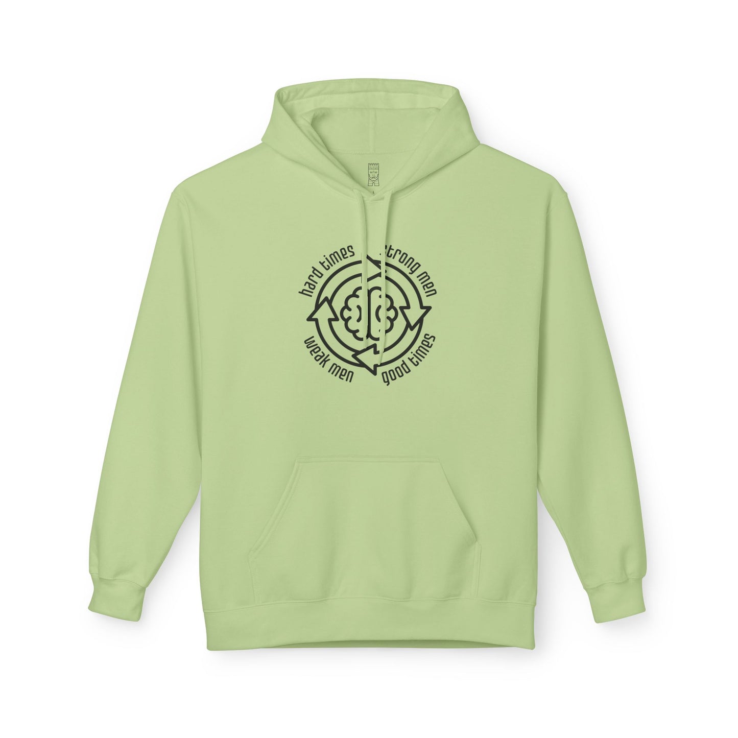 Strong men weak men cycle Hoodie