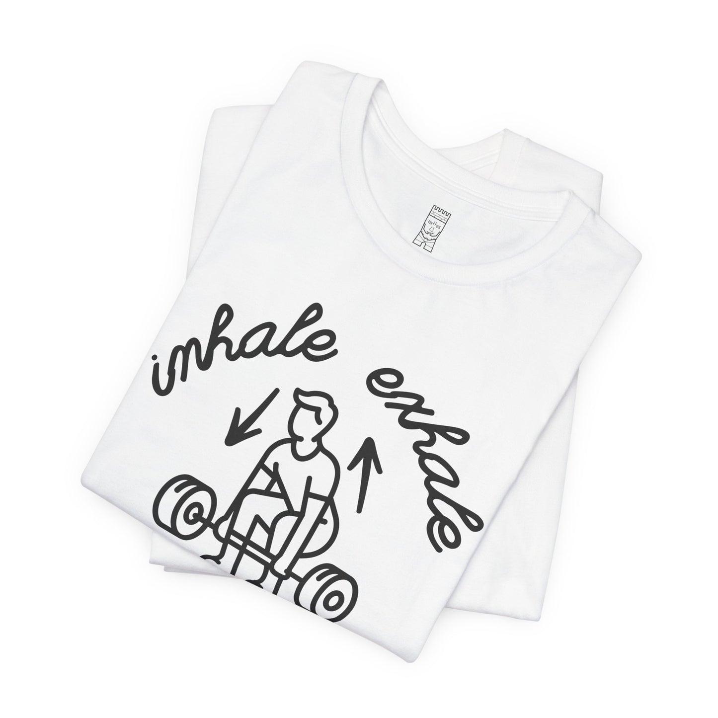 Inhale exhale lifting T-shirt