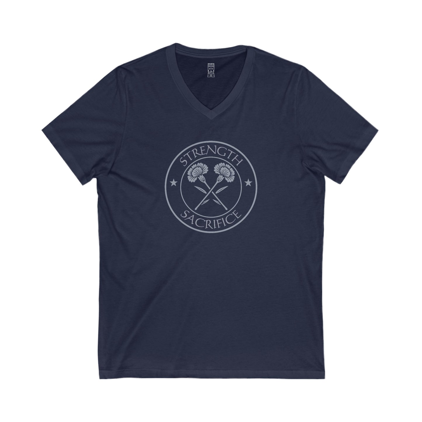 Carnation V-neck T-shirt