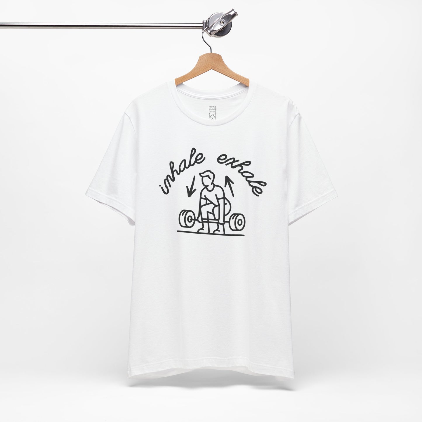 Inhale exhale lifting T-shirt
