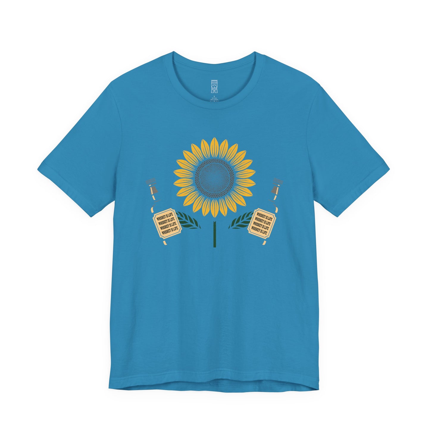 Sunflower holding whiskey T-shirt