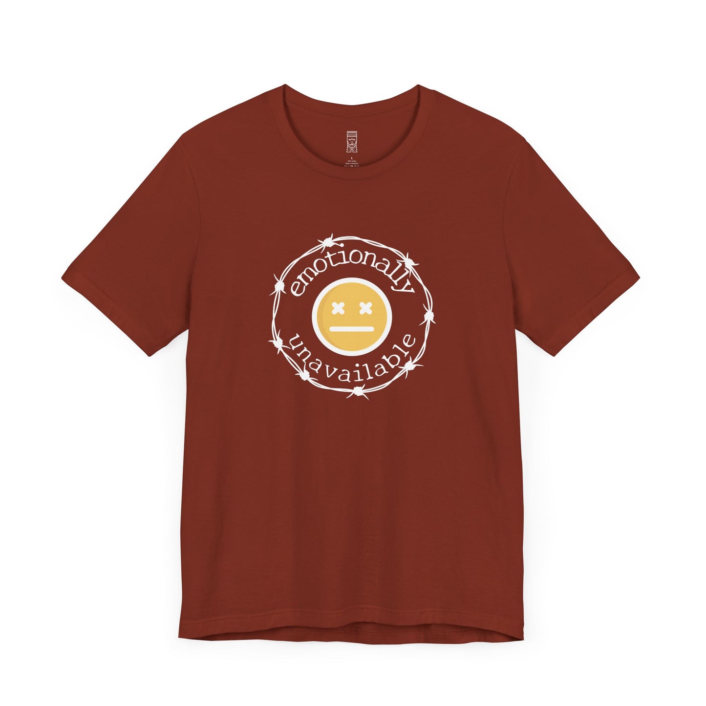 Emotionally unavailable emoji T-shirt
