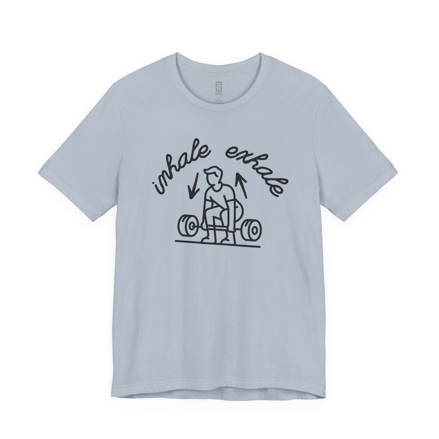 Inhale exhale lifting T-shirt