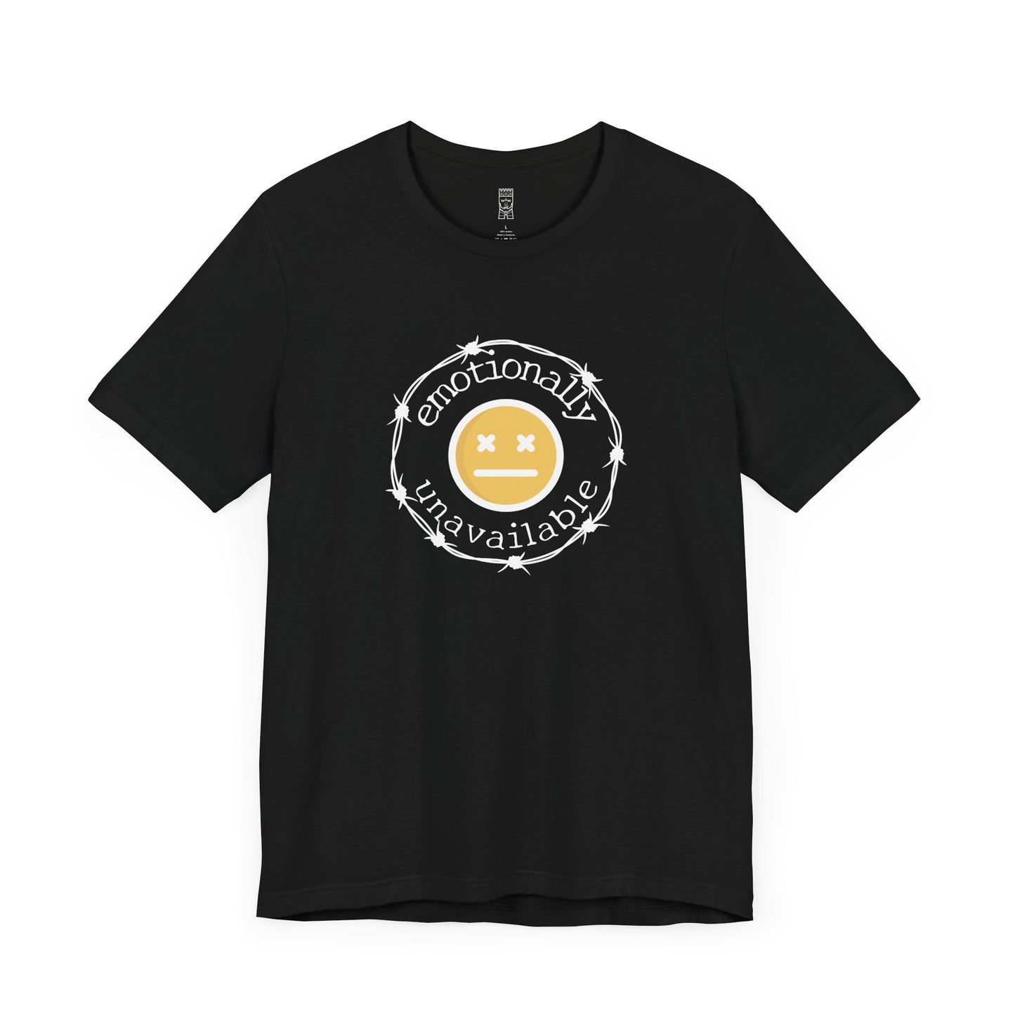 Emotionally unavailable emoji T-shirt