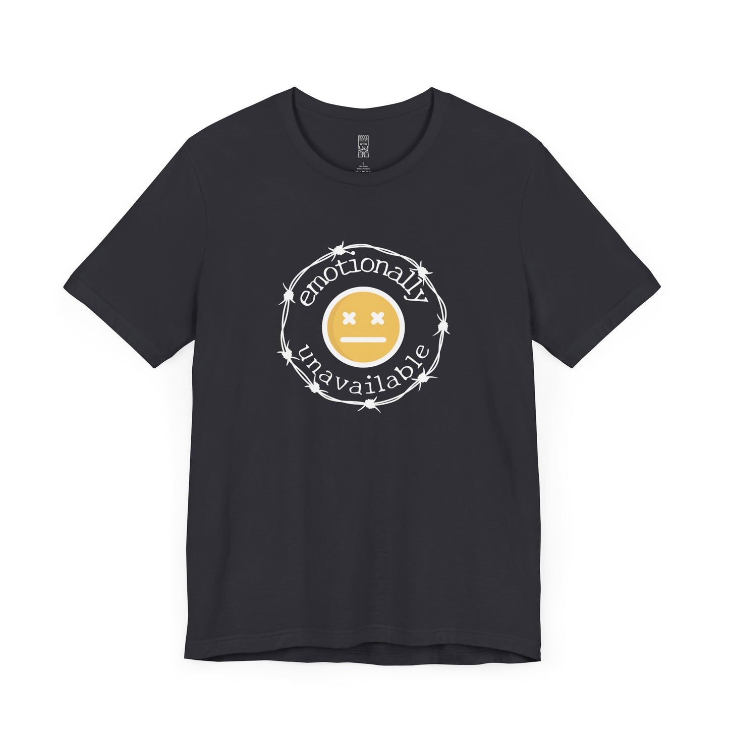 Emotionally unavailable emoji T-shirt