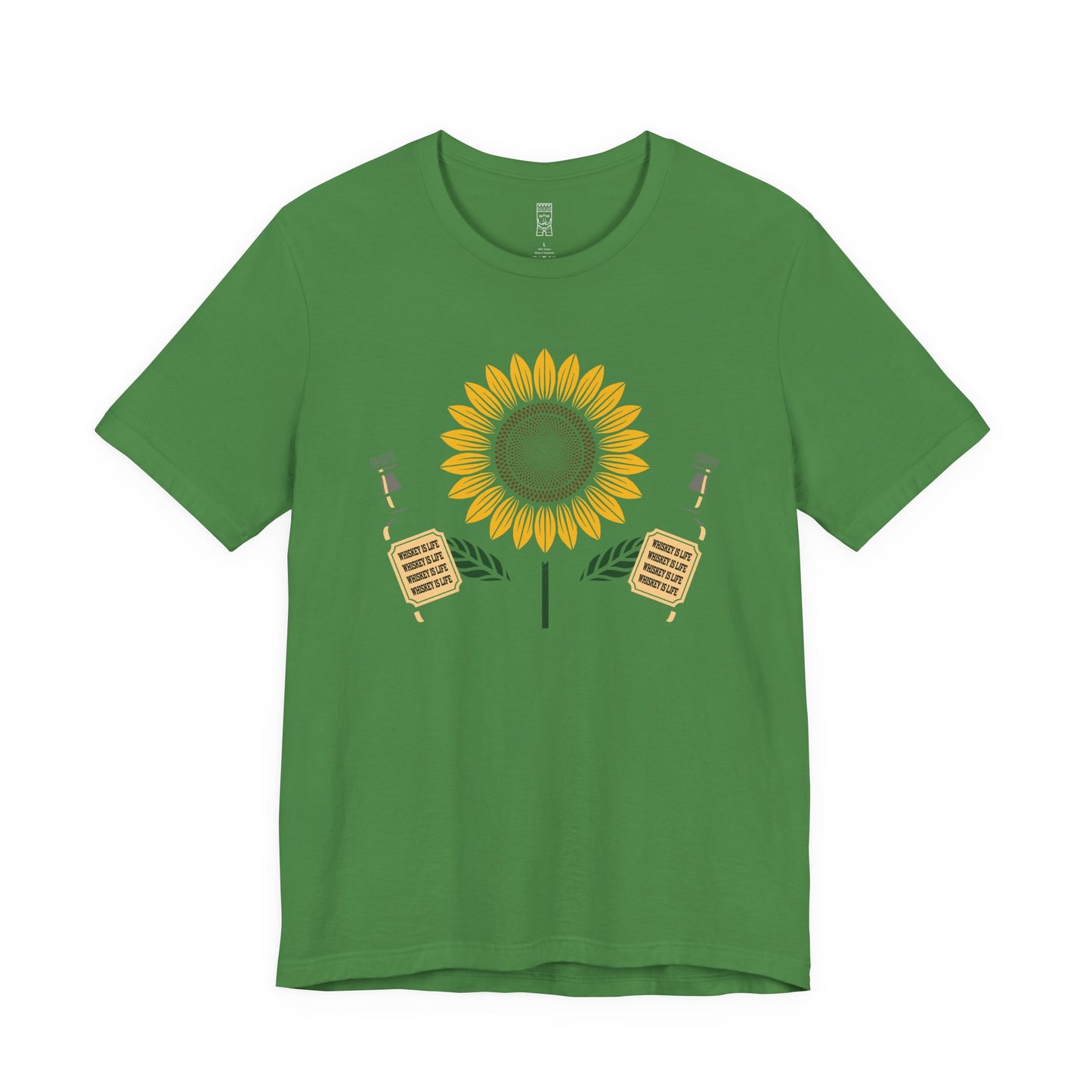 Sunflower holding whiskey T-shirt