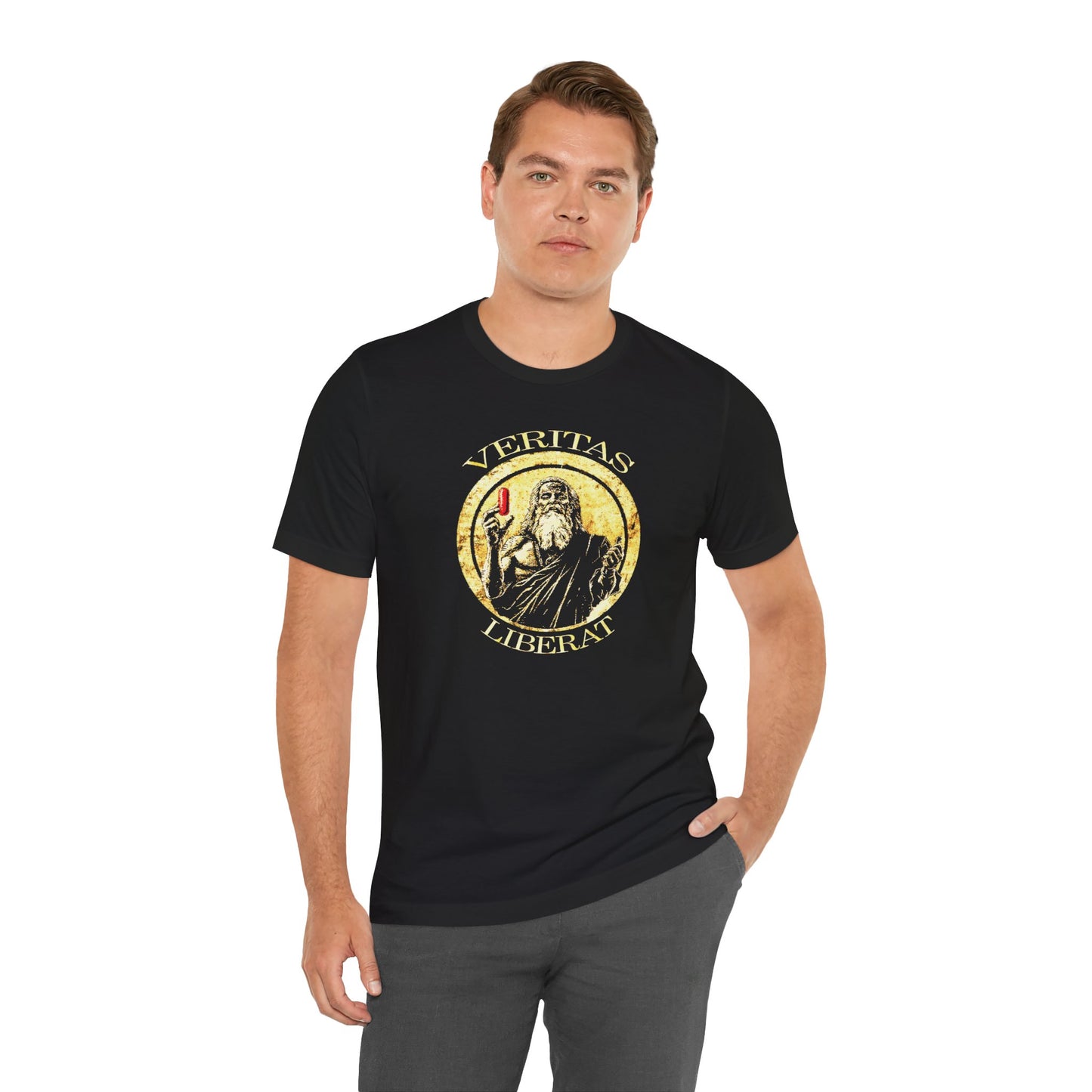 Truth liberates, red pill - T-shirt