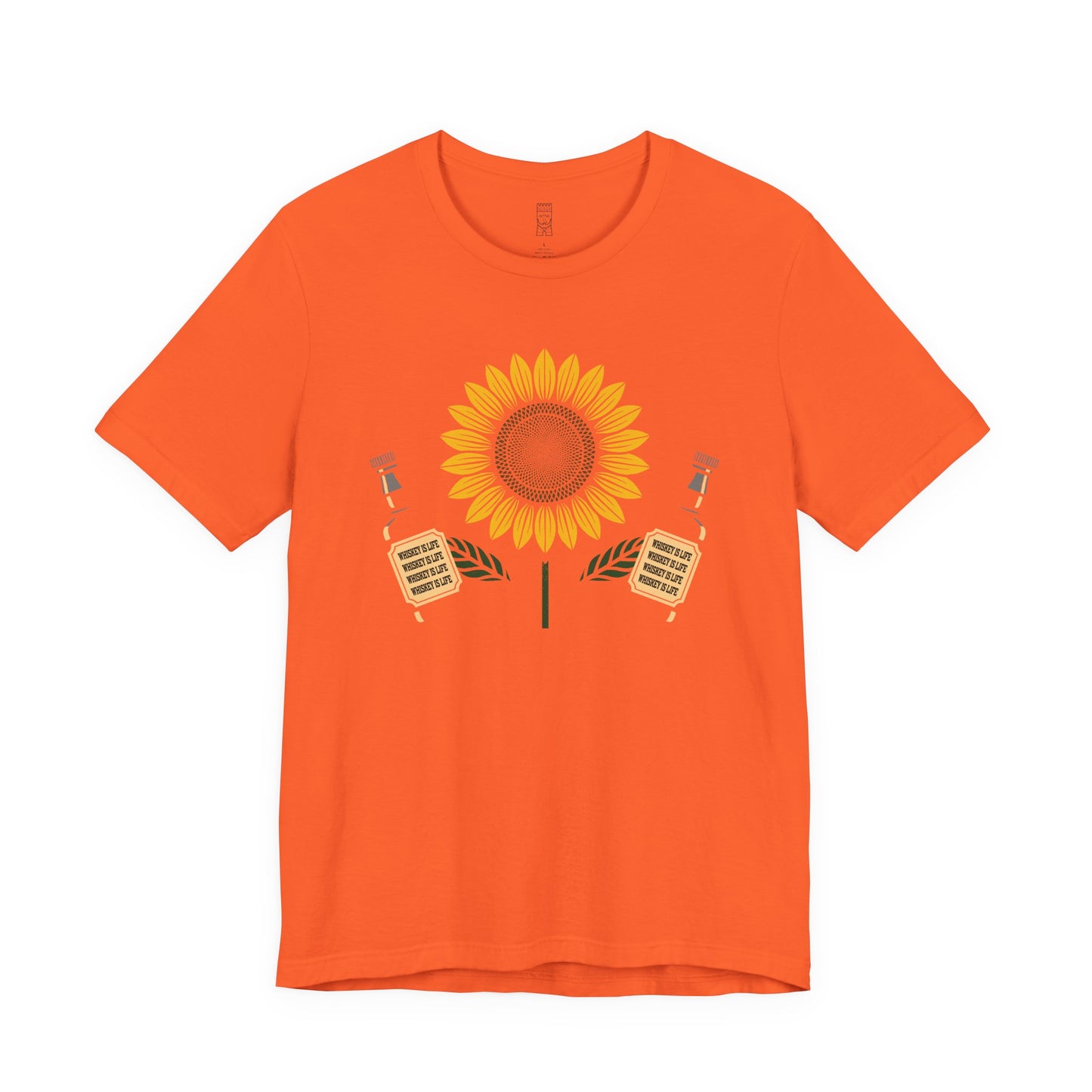 Sunflower holding whiskey T-shirt