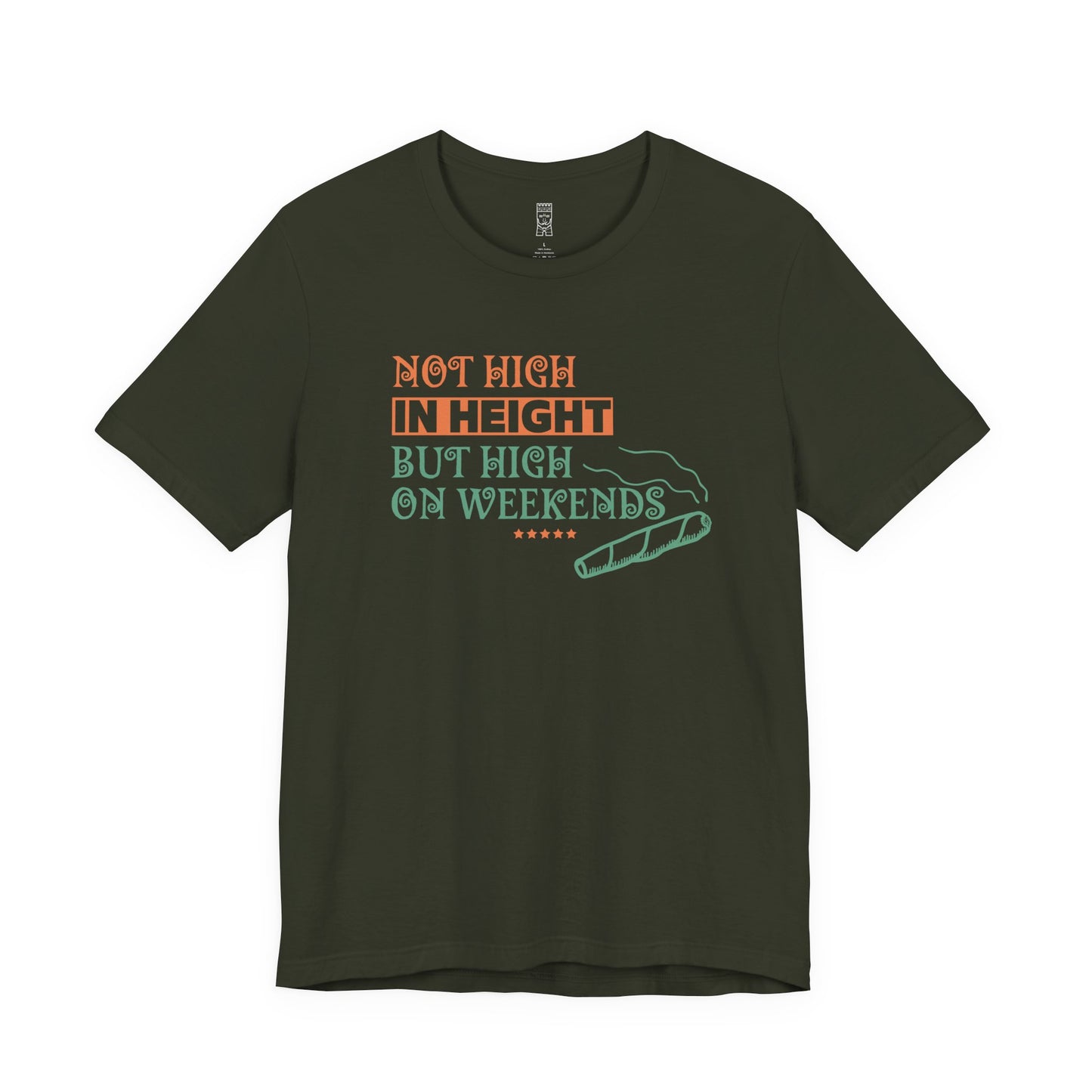 Not high in height T-shirt