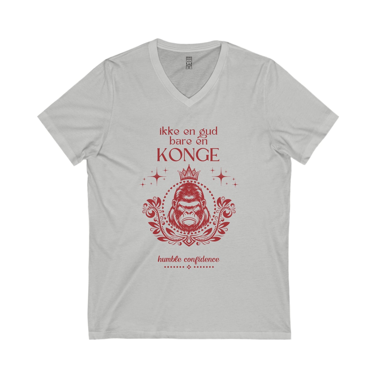 Not God just a King, in Norwegian - V-neck T-shirt