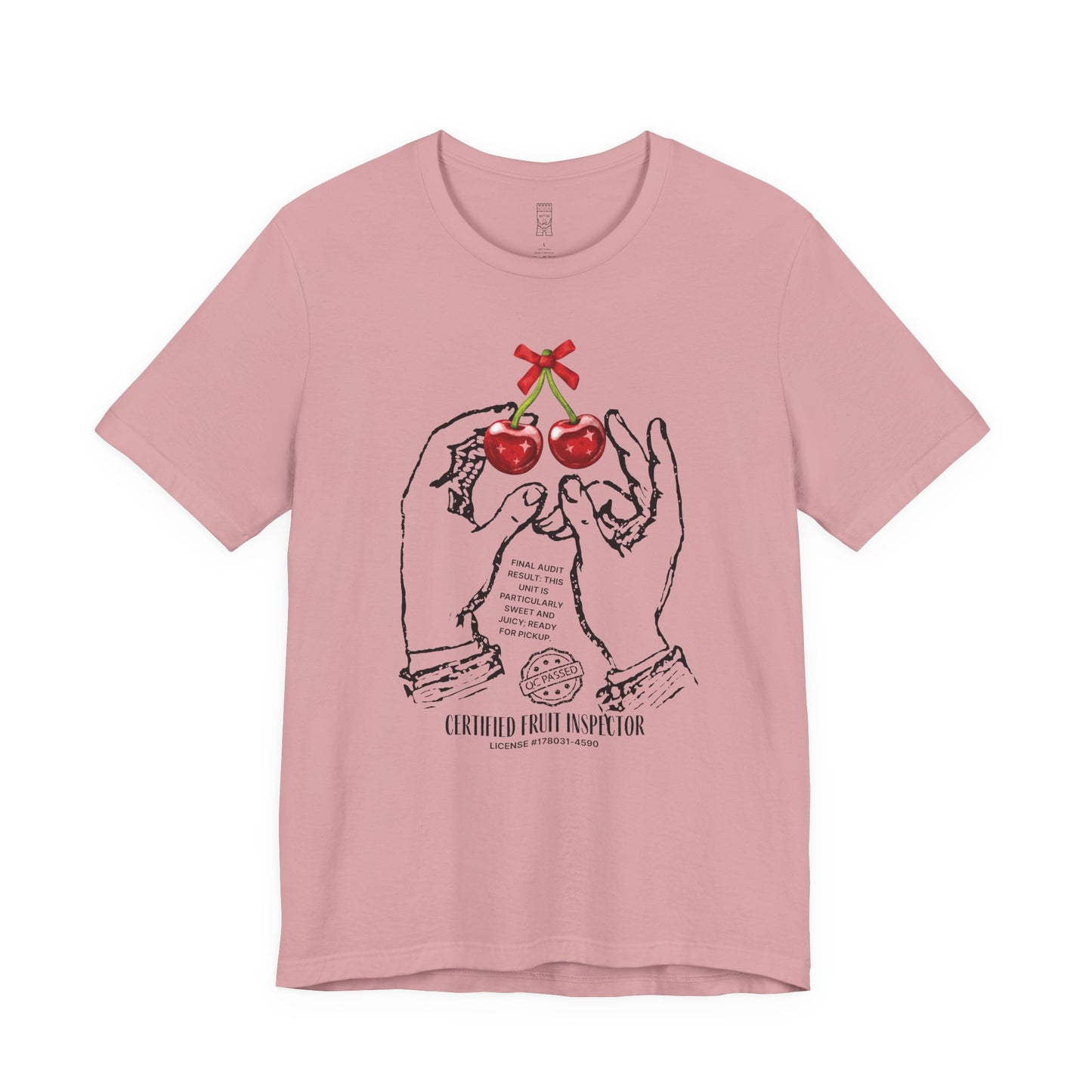 Cherries, certified fruit inspector - T-shirt