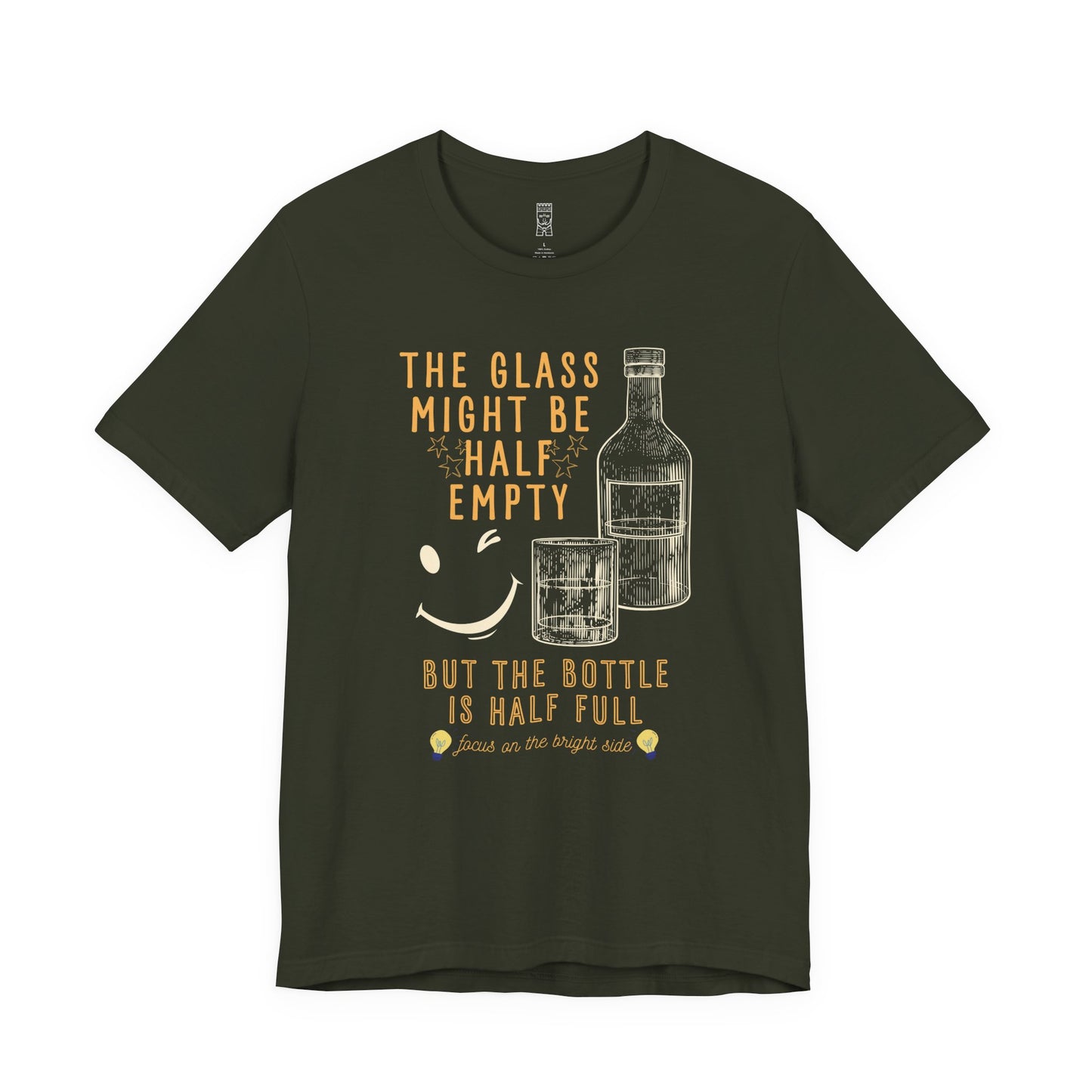 The bottle is half full T-shirt