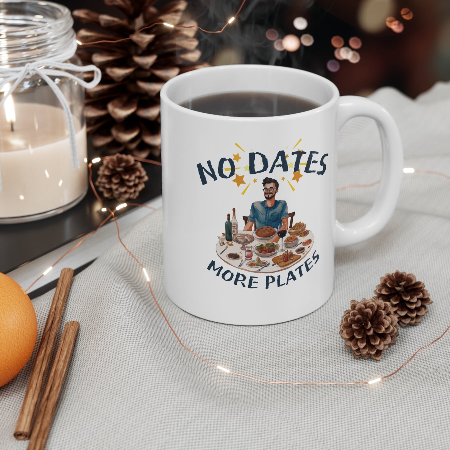 No dates more plates Mug