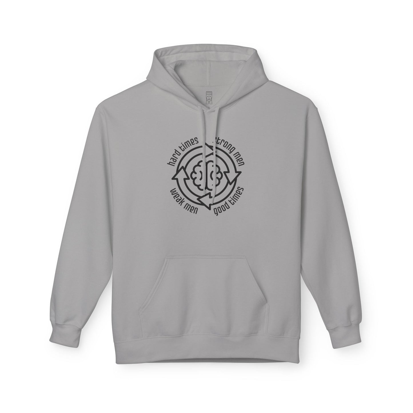 Strong men weak men cycle Hoodie