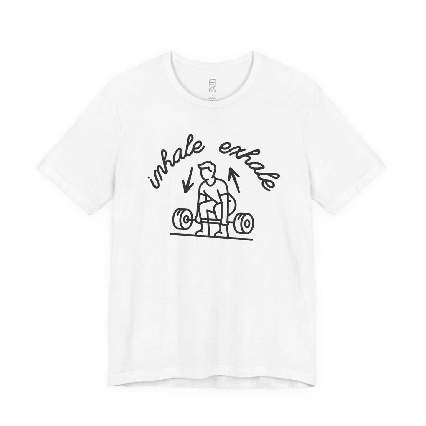 Inhale exhale lifting T-shirt