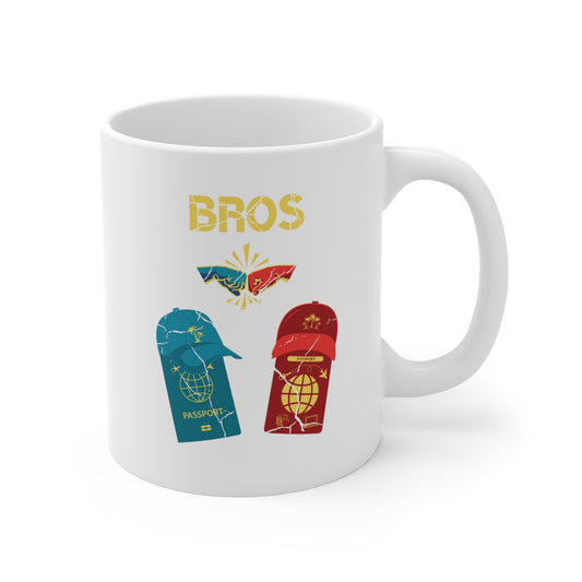 Passport Bros Mug, funny, heroic, passport brothers, relocation, travelling men, mgtow, manosphere mug