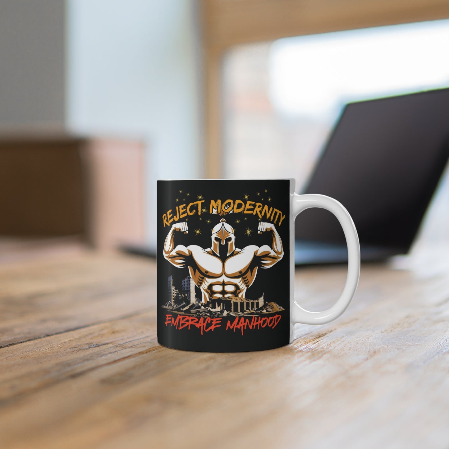 Reject modernity, embrace manhood - Mug