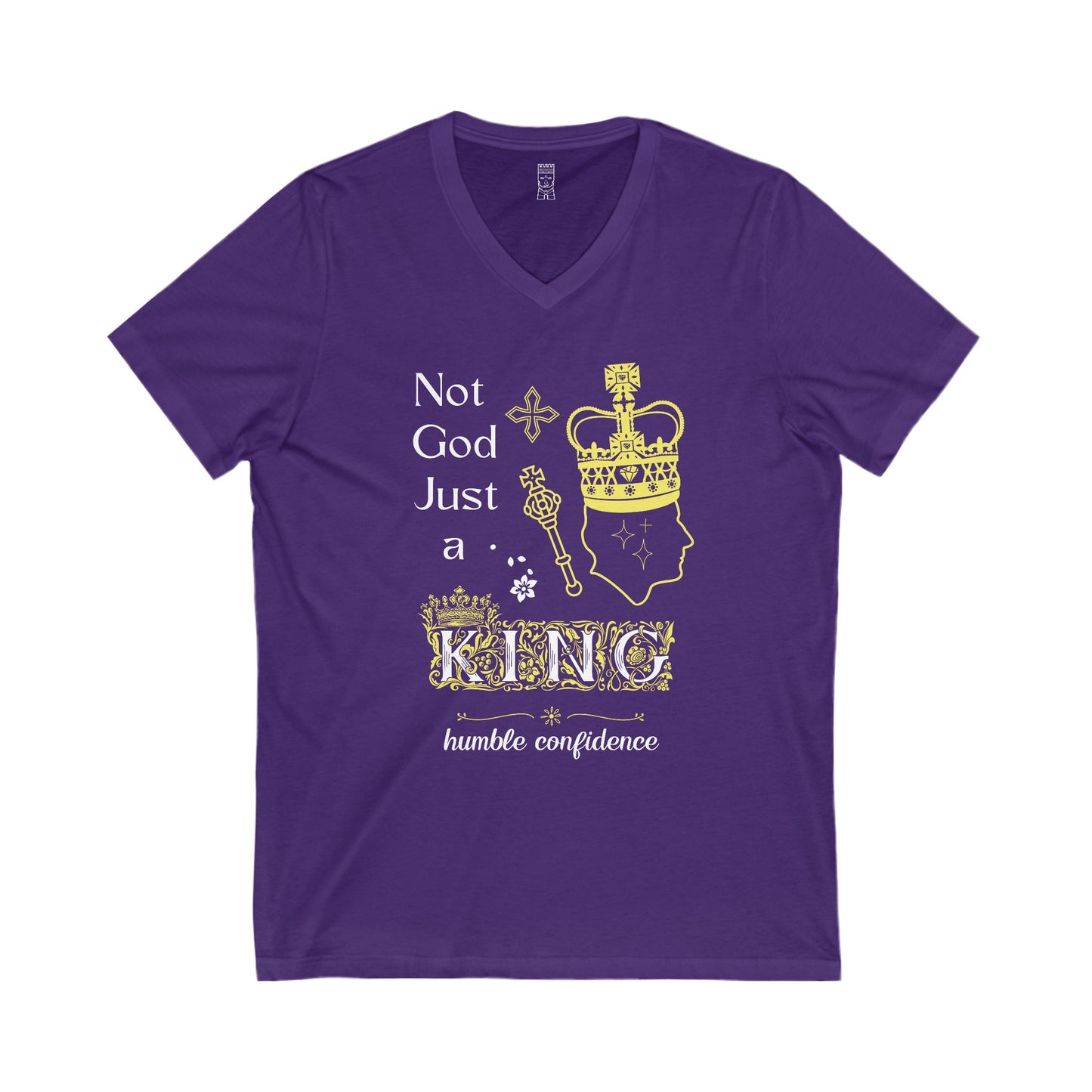 Not God just a King V-neck T-shirt