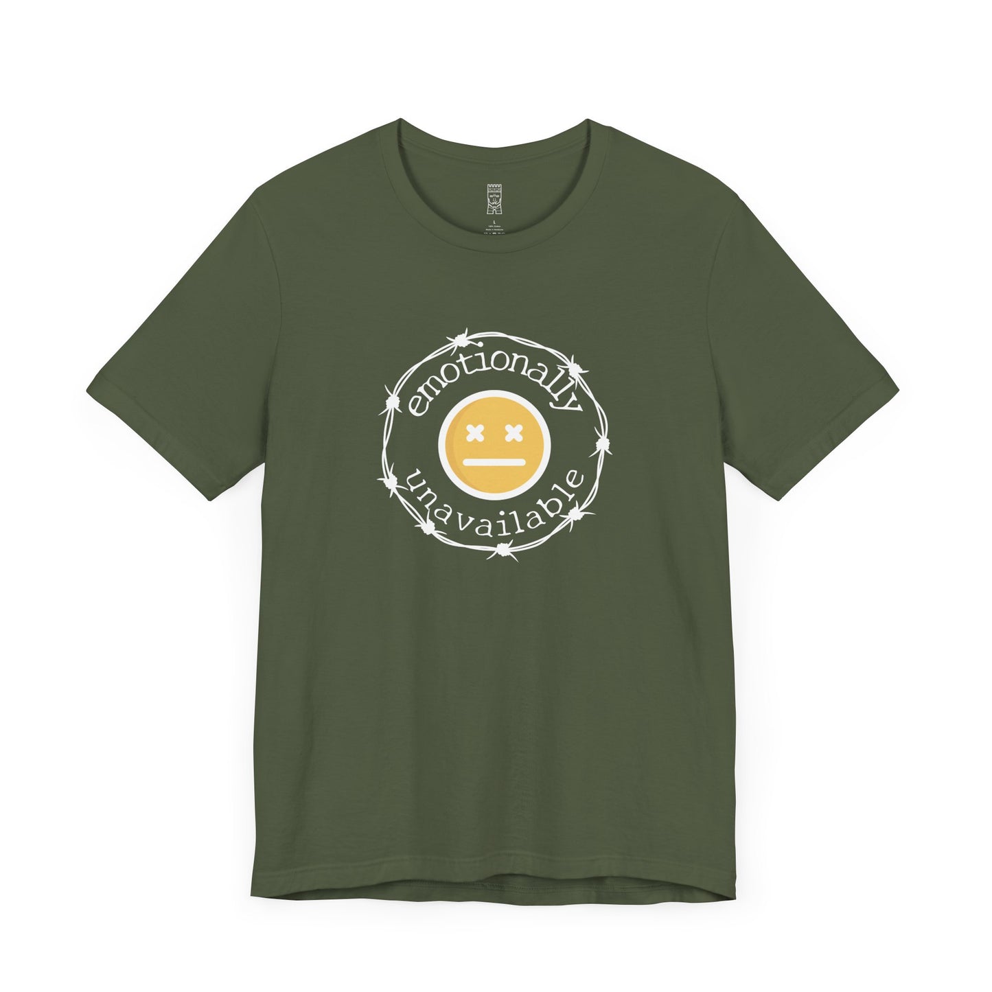 Emotionally unavailable emoji T-shirt
