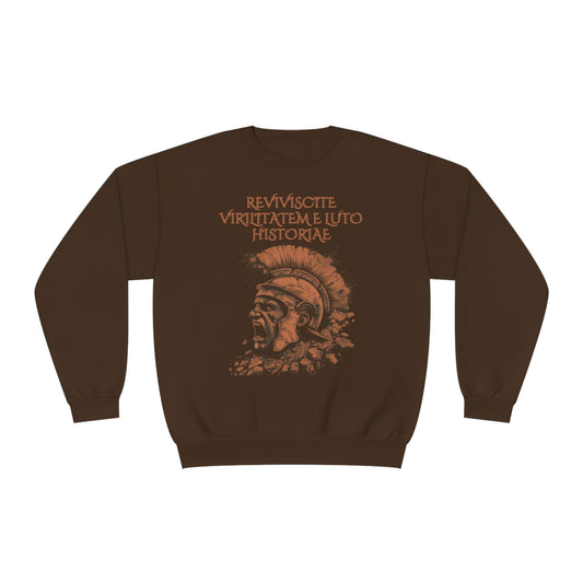 Revive manhood from the clay of history Sweatshirt, Latin, bring back masculinity, roman soldier, mgtow, manosphere sweatshirt