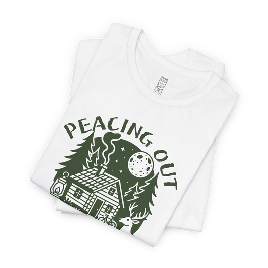 Peacing out in solitude T-shirt