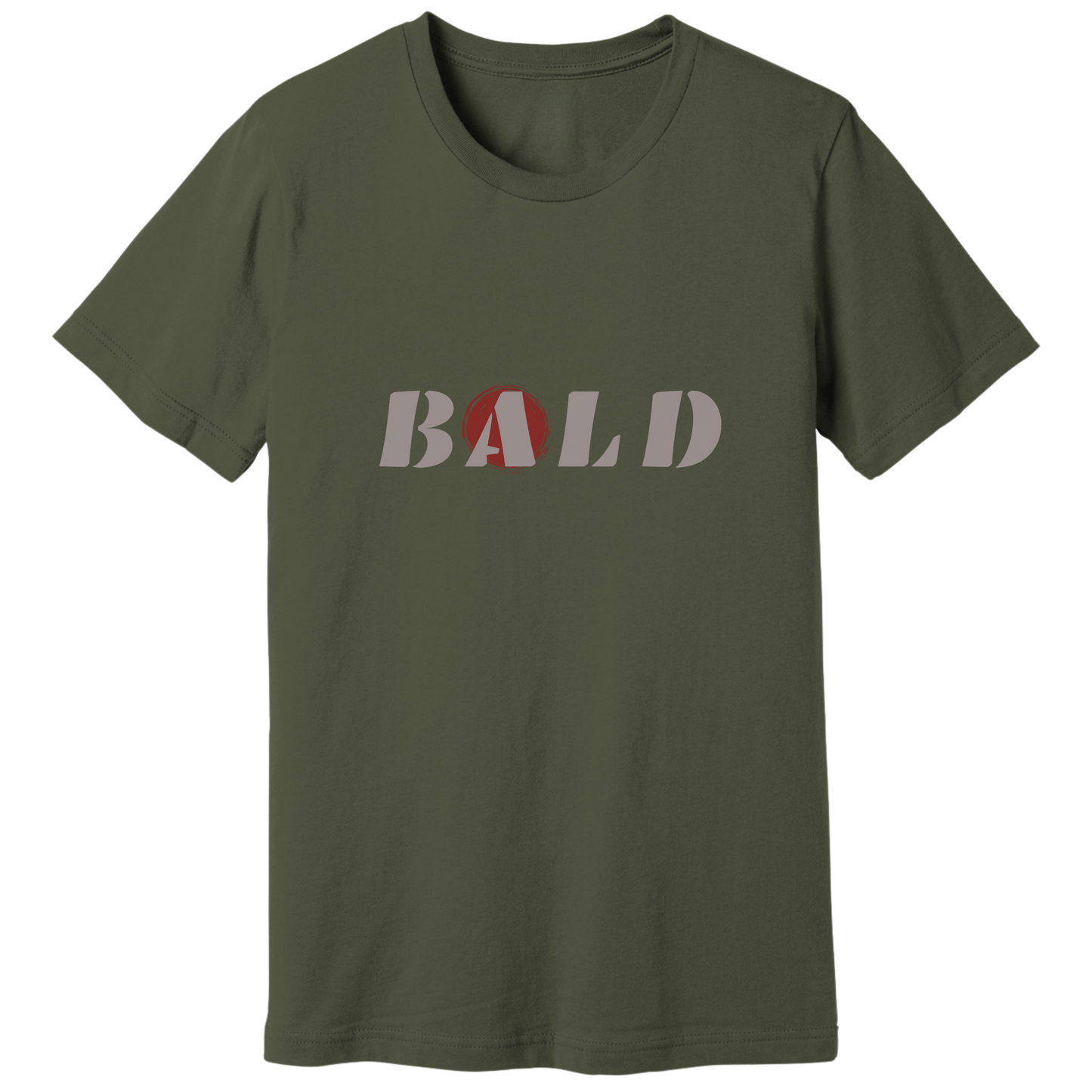 Bold, bald T-shirt