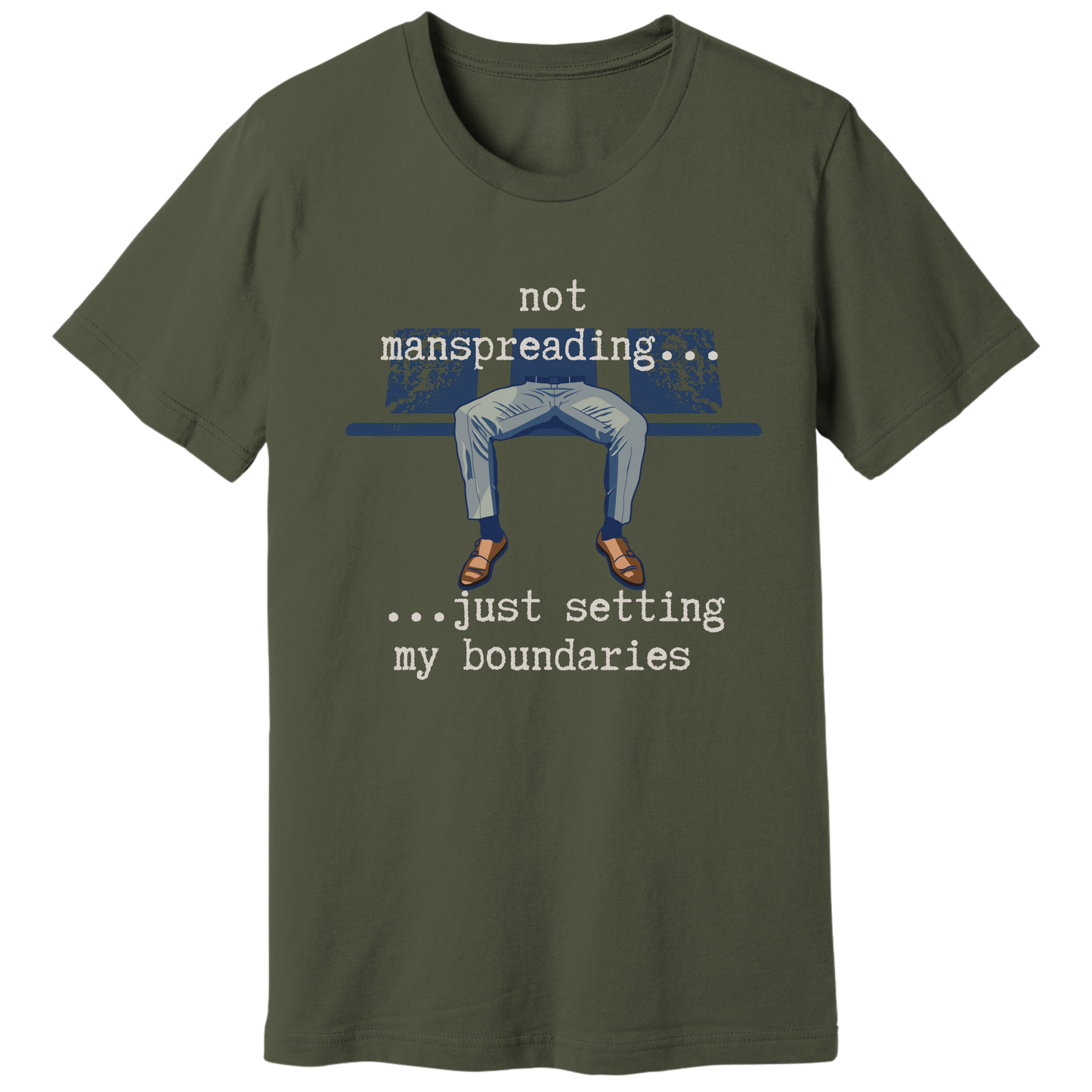 Not manspreading T-shirt