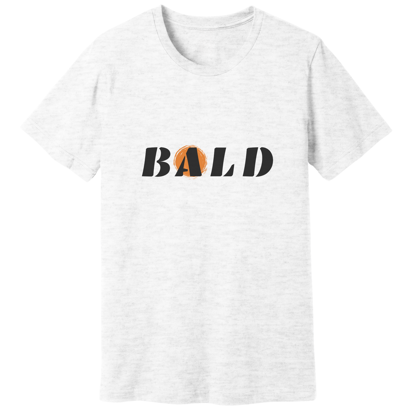 Bold, bald T-shirt