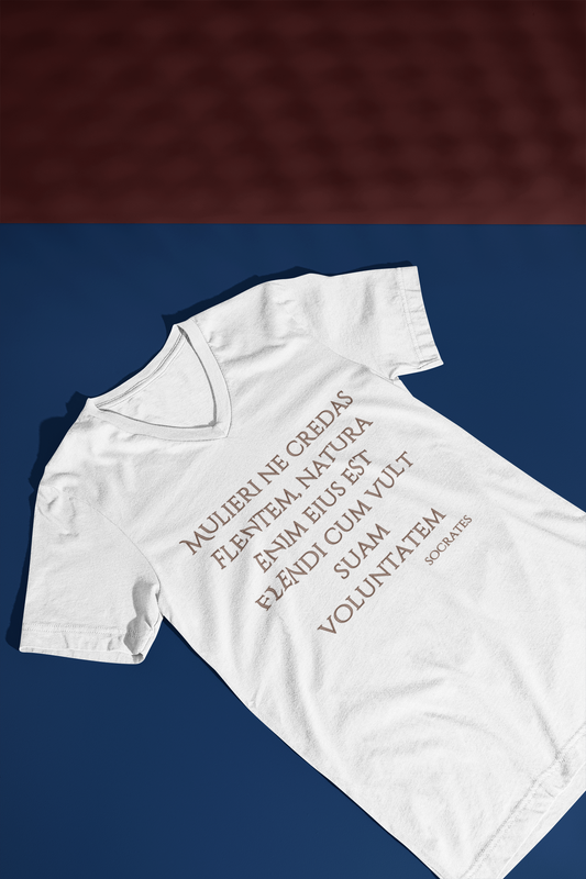Socrates quote V-neck T-shirt