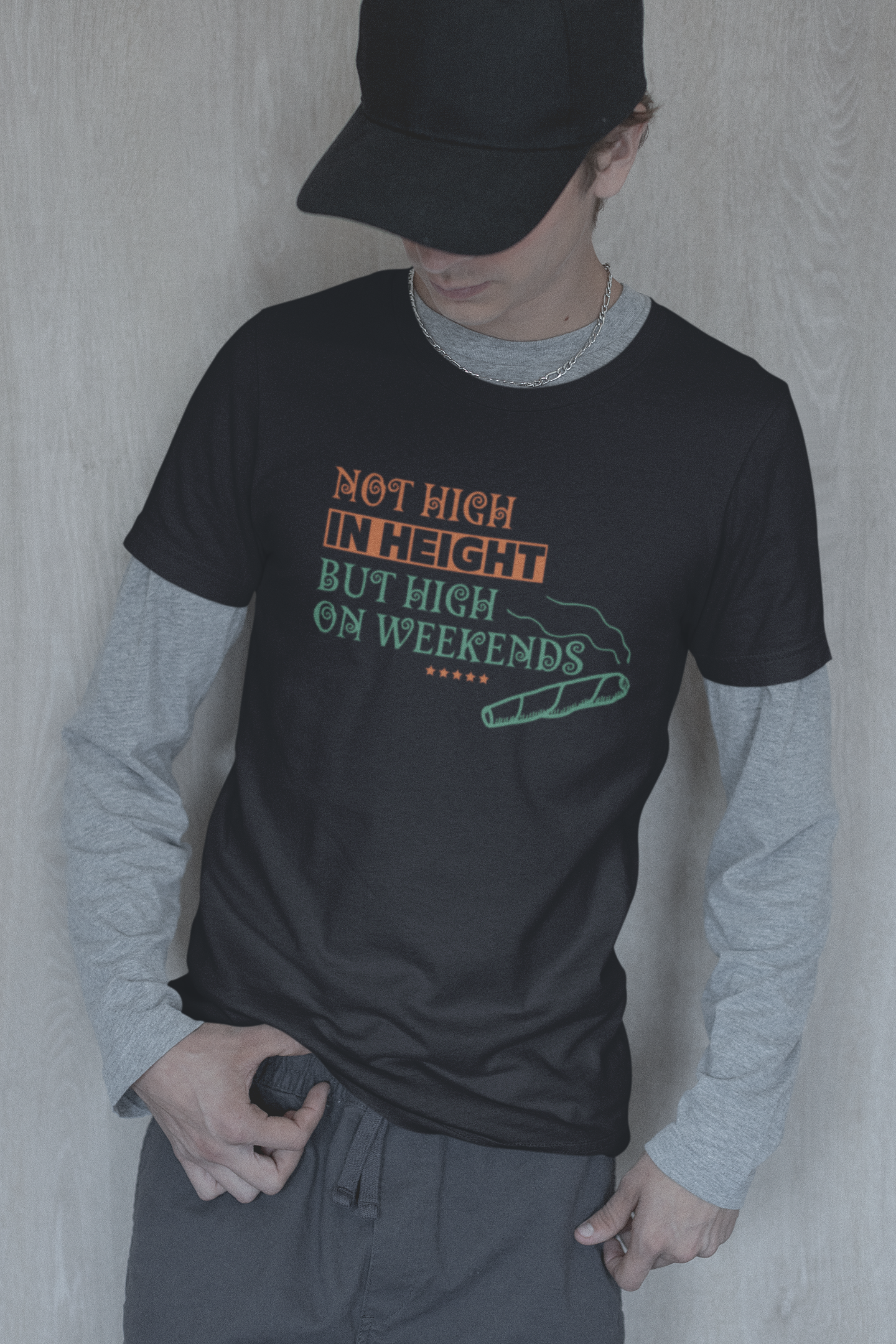 Not high in height T-shirt