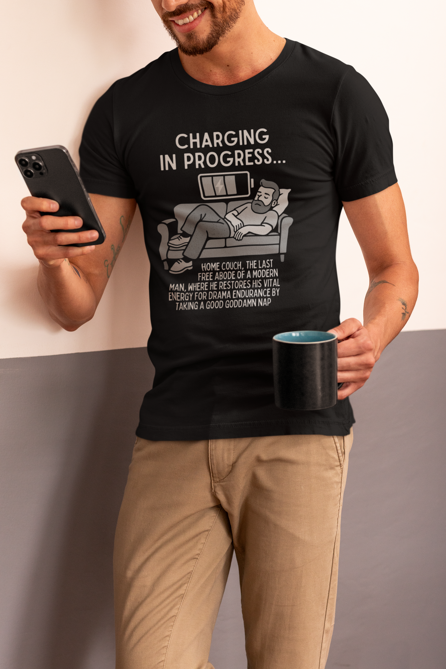 Charging in progress T-shirt