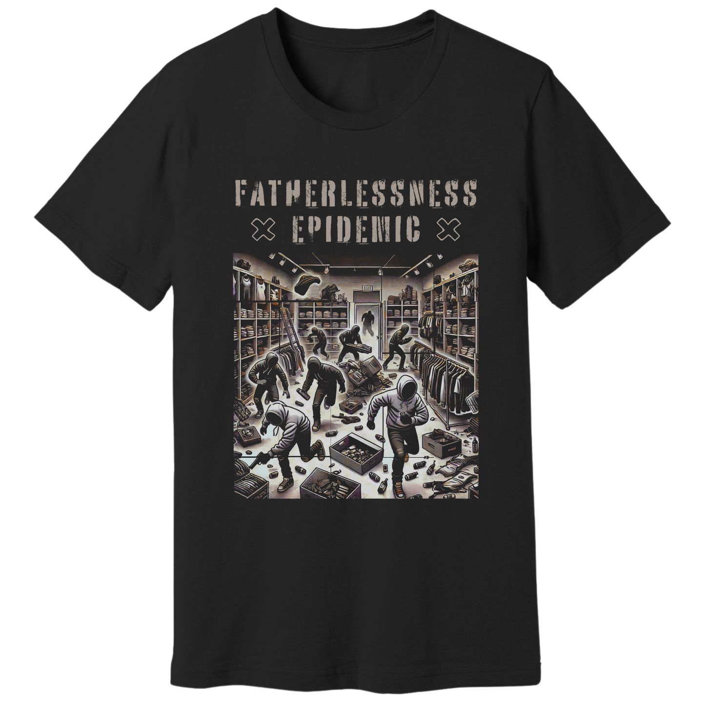 Fatherlessness epidemic T-shirt
