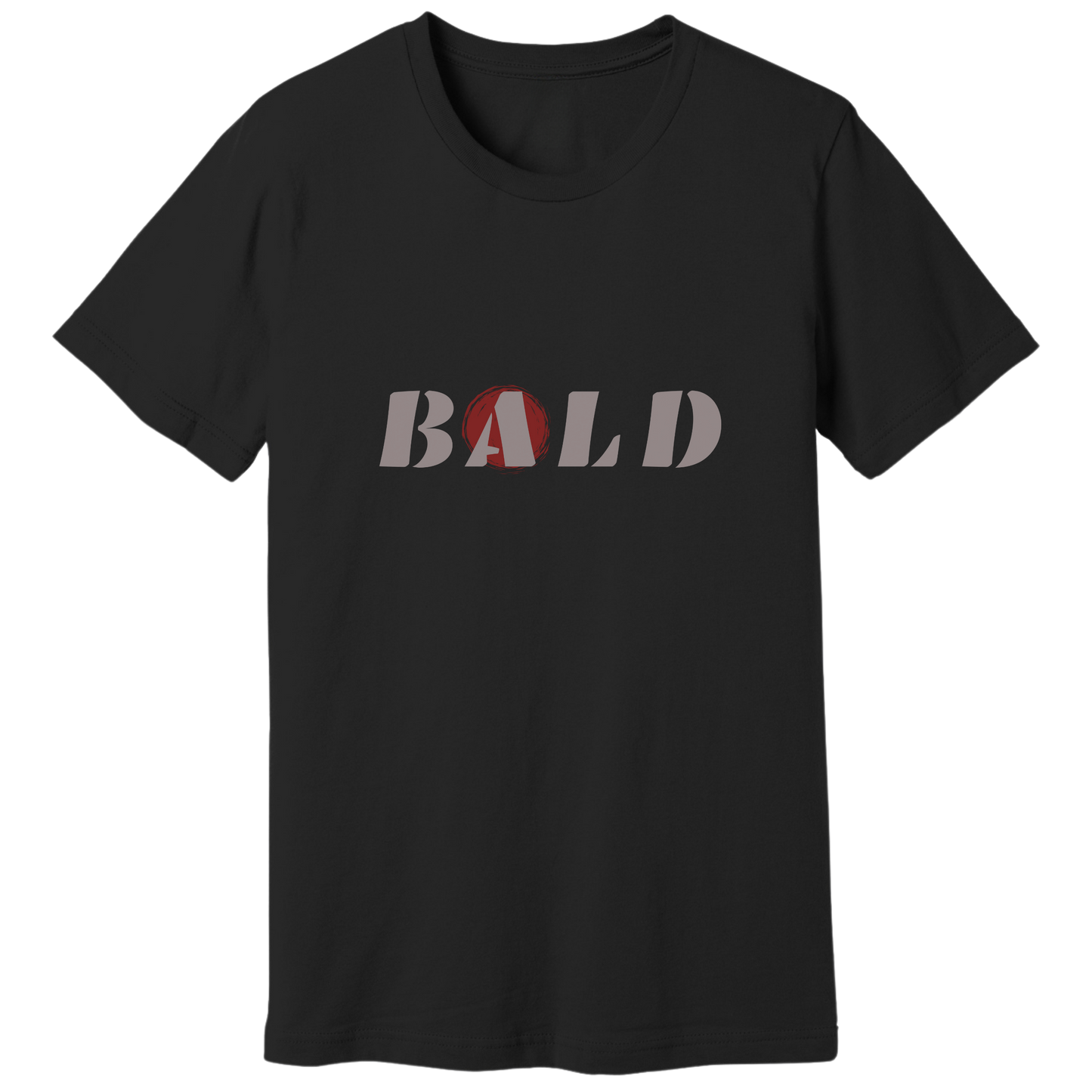 Bold, bald T-shirt
