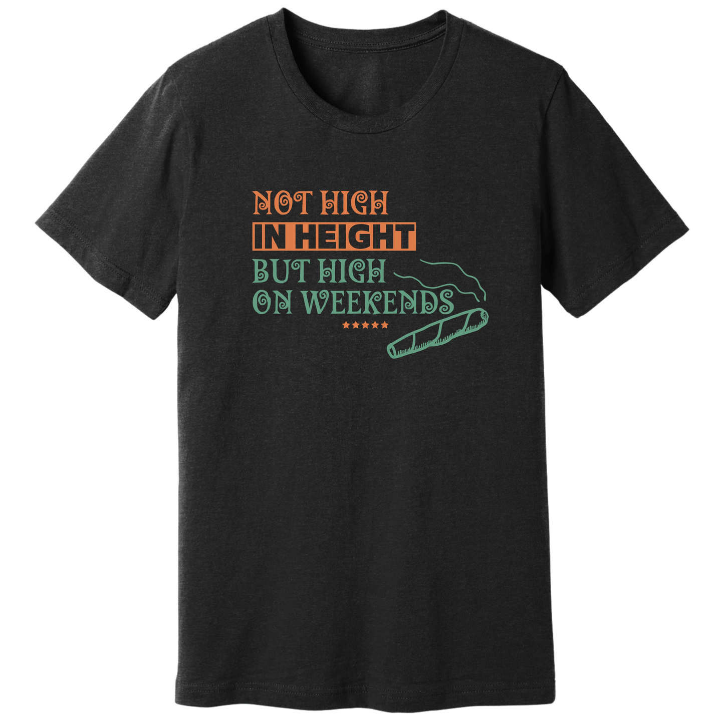 Not high in height T-shirt