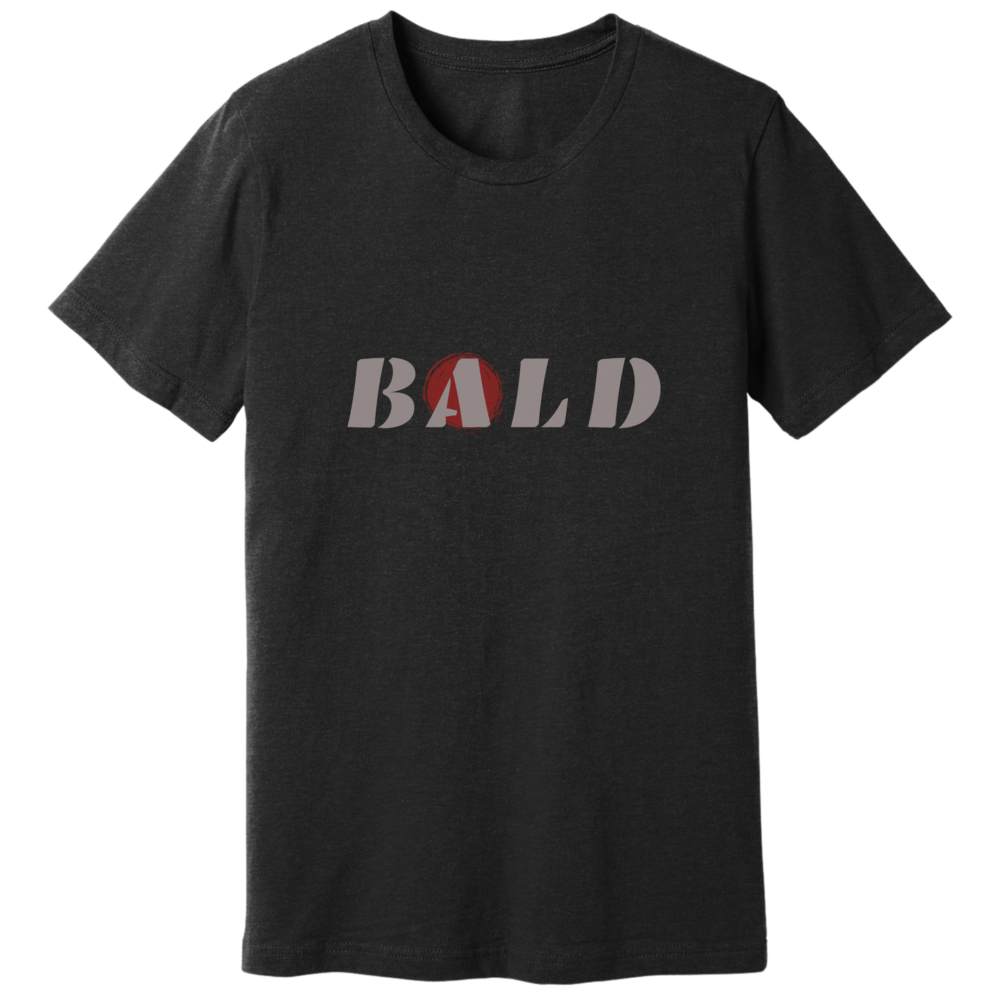Bold, bald T-shirt