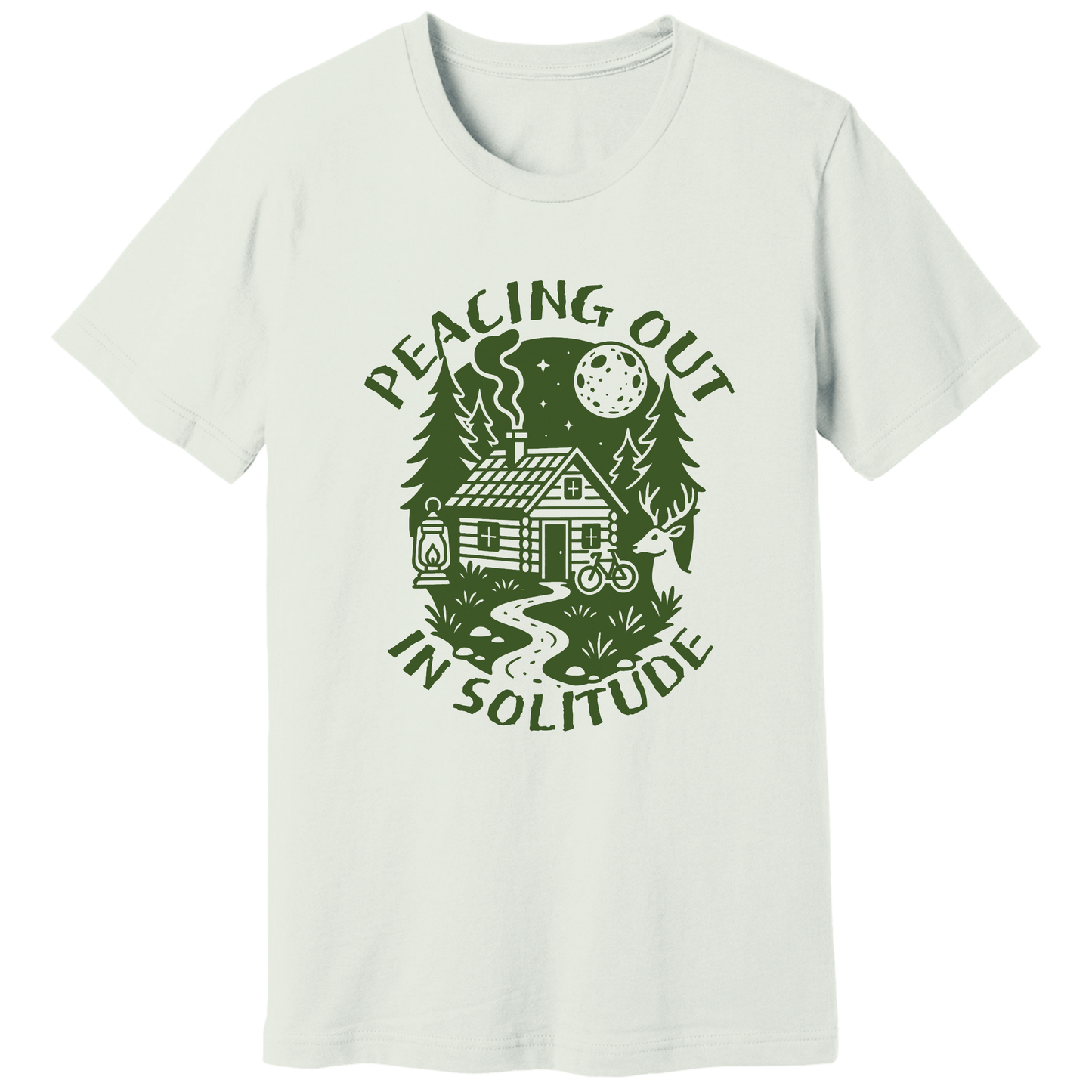 Peacing out in solitude T-shirt