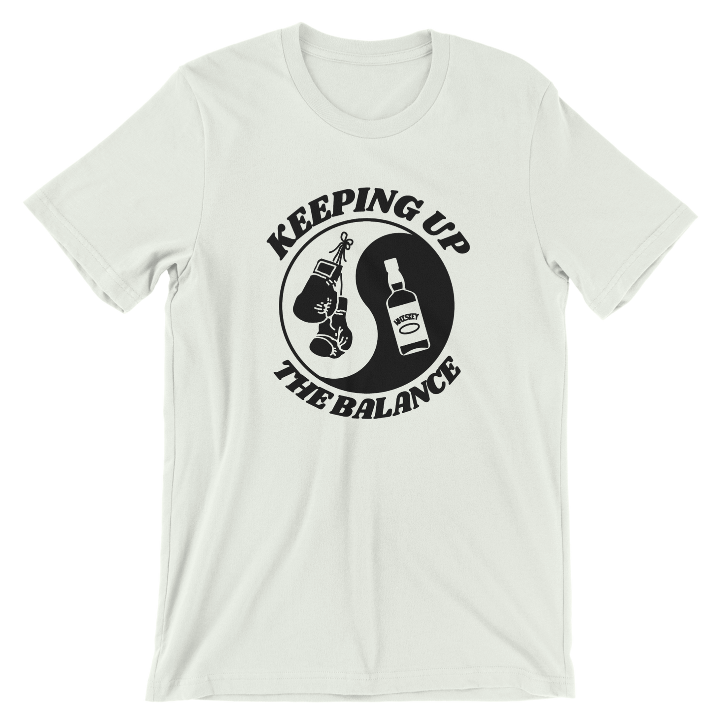 Ying yang, boxing and whiskey - T-shirt