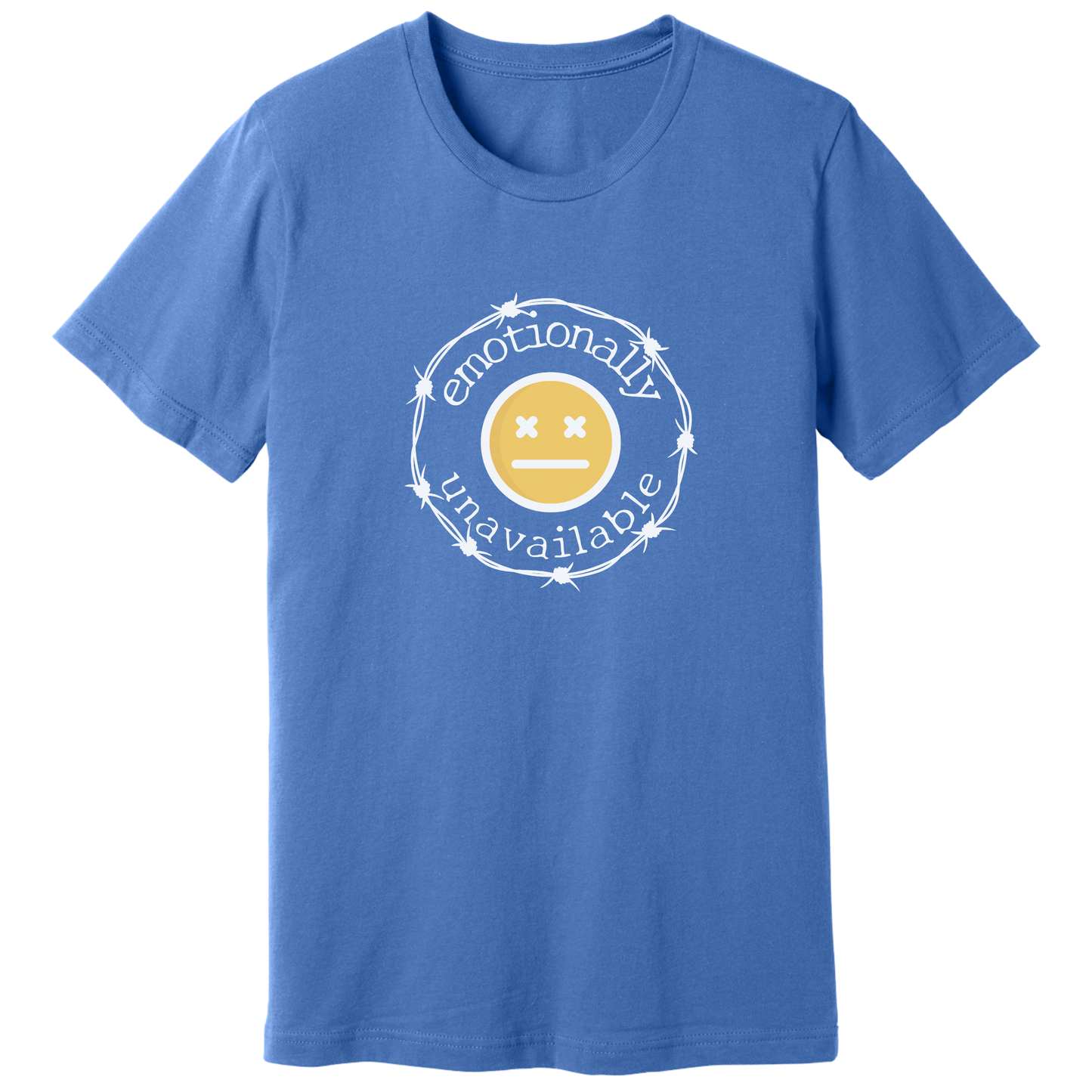 Emotionally unavailable emoji T-shirt