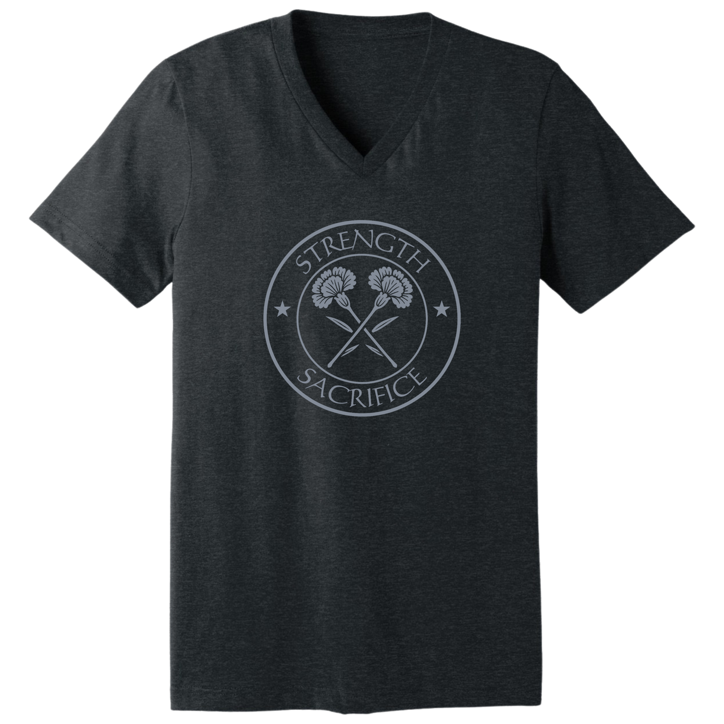 Carnation V-neck T-shirt