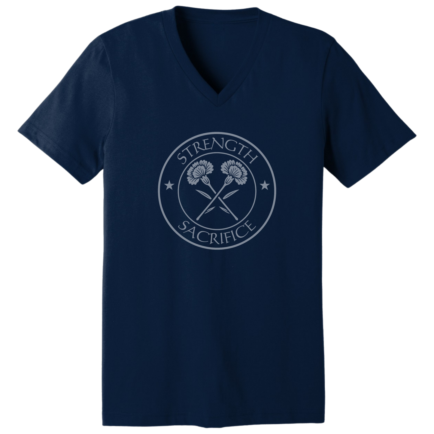 Carnation V-neck T-shirt