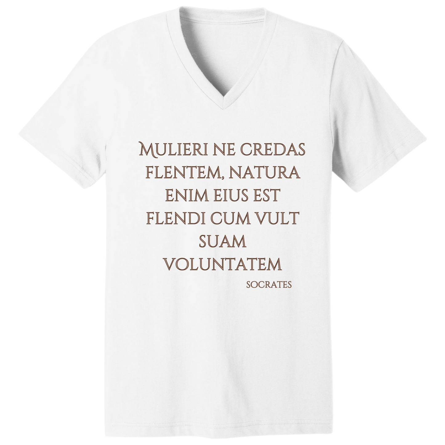 Socrates quote V-neck T-shirt