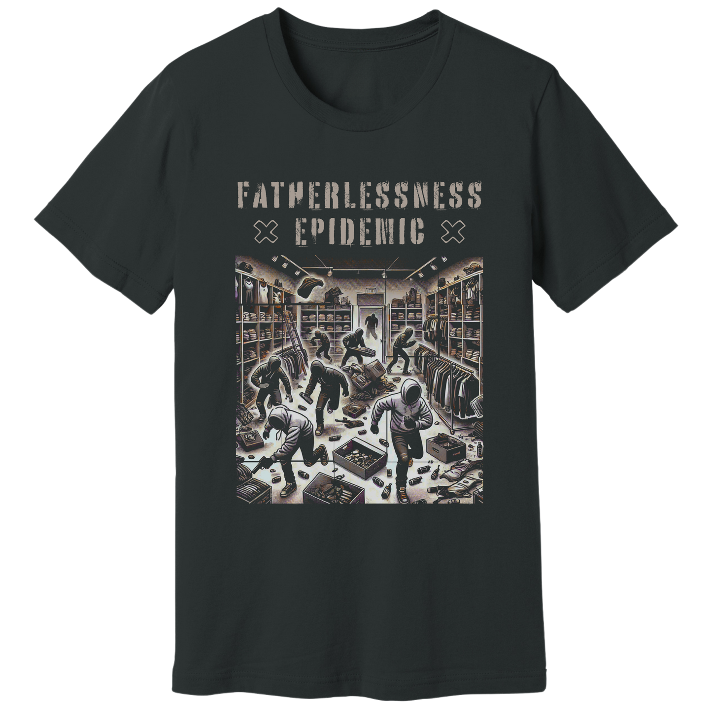 Fatherlessness epidemic T-shirt