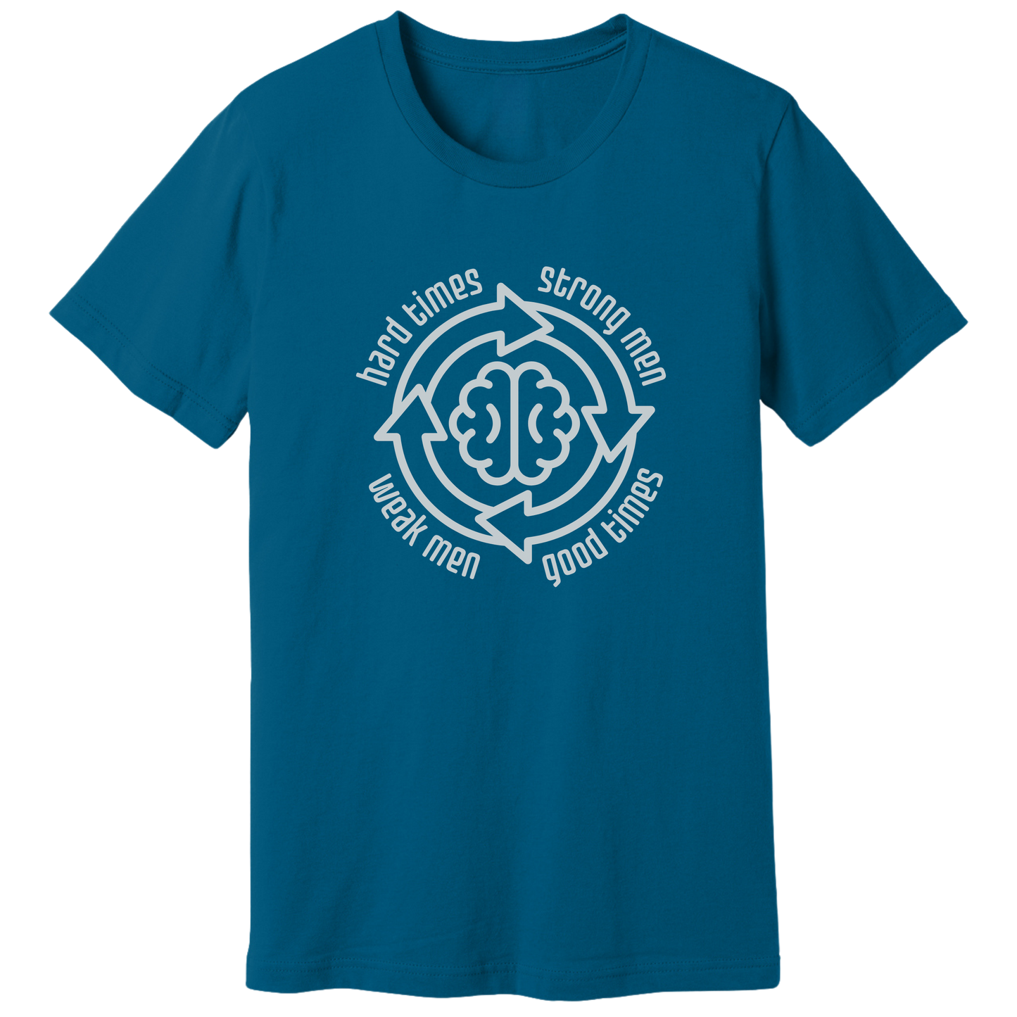 Strong men weak men cycle T-shirt
