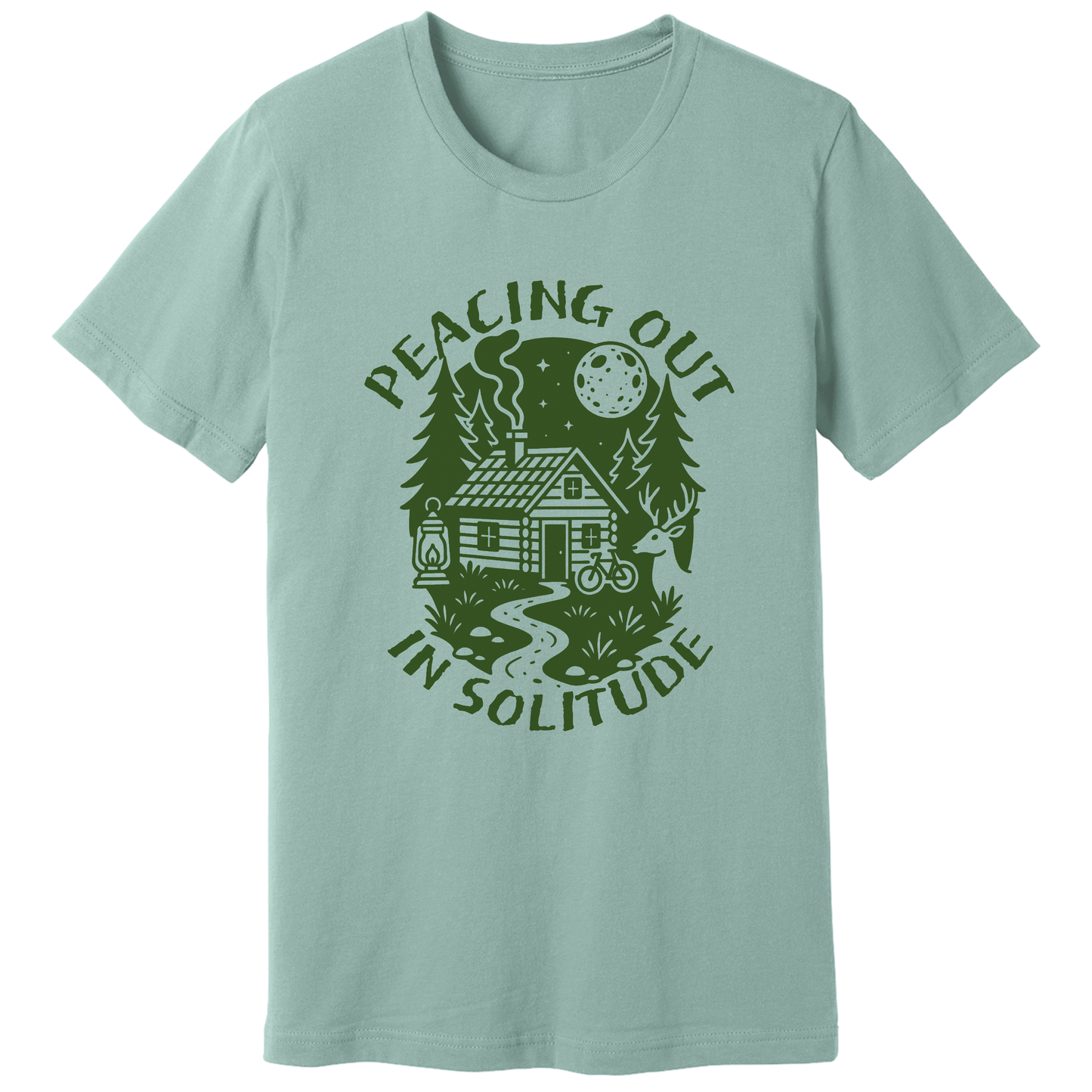 Peacing out in solitude T-shirt