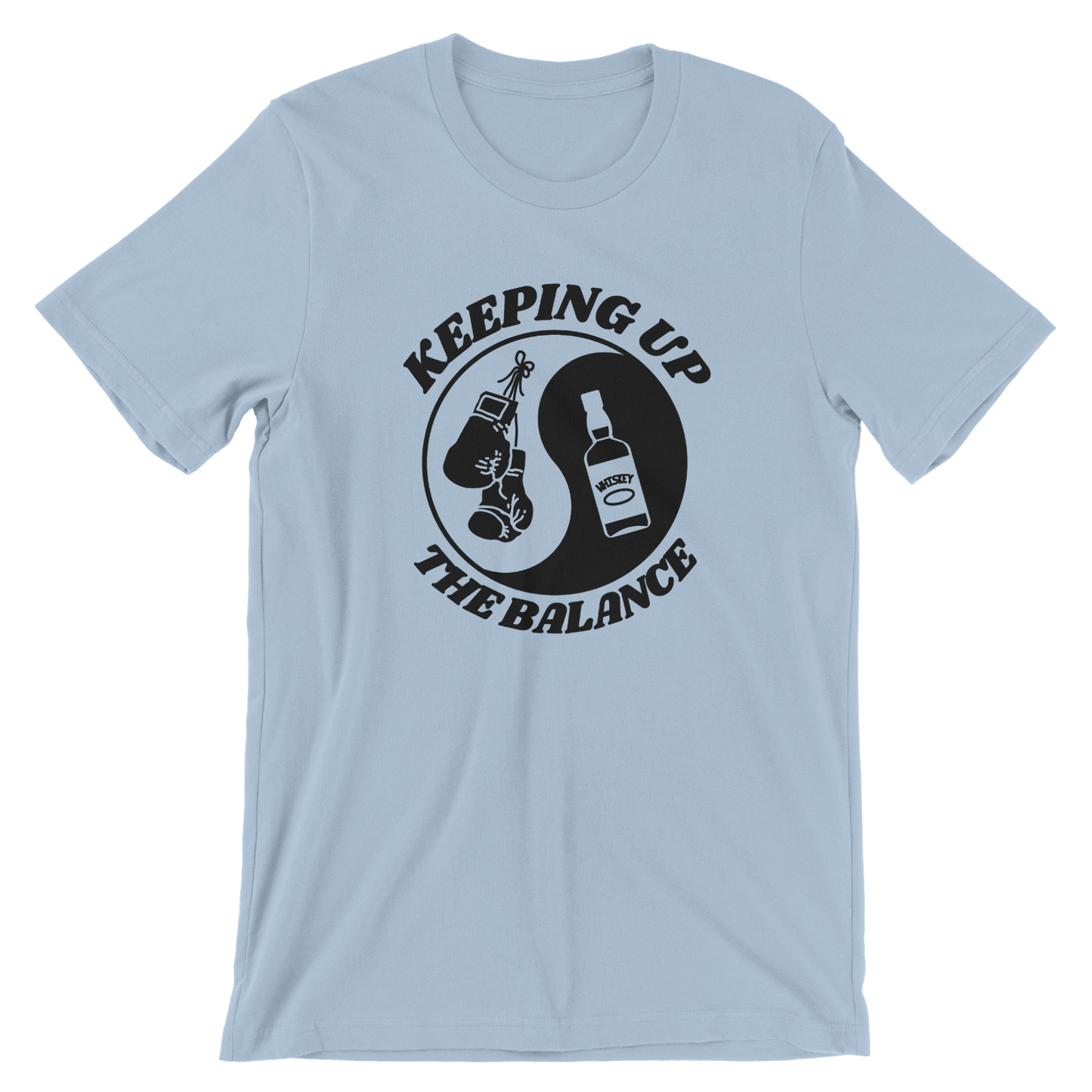 Ying yang, boxing and whiskey - T-shirt