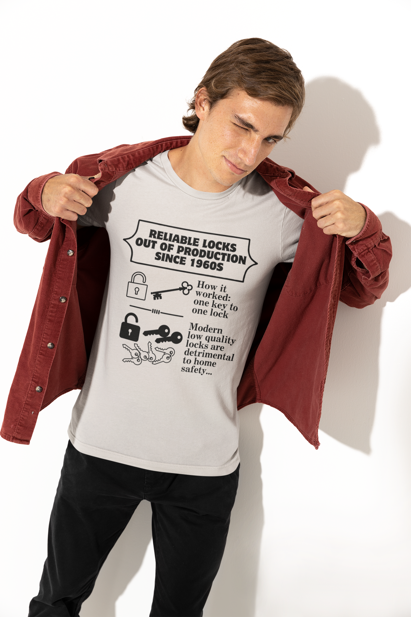 One key to one lock T-shirt