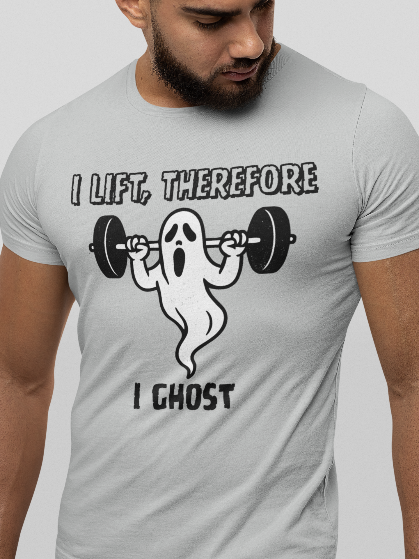 I lift, therefore I ghost - T-shirt