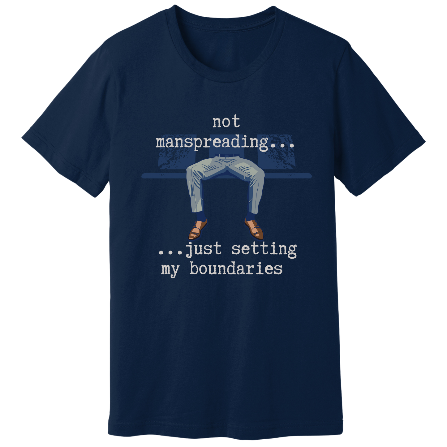 Not manspreading T-shirt