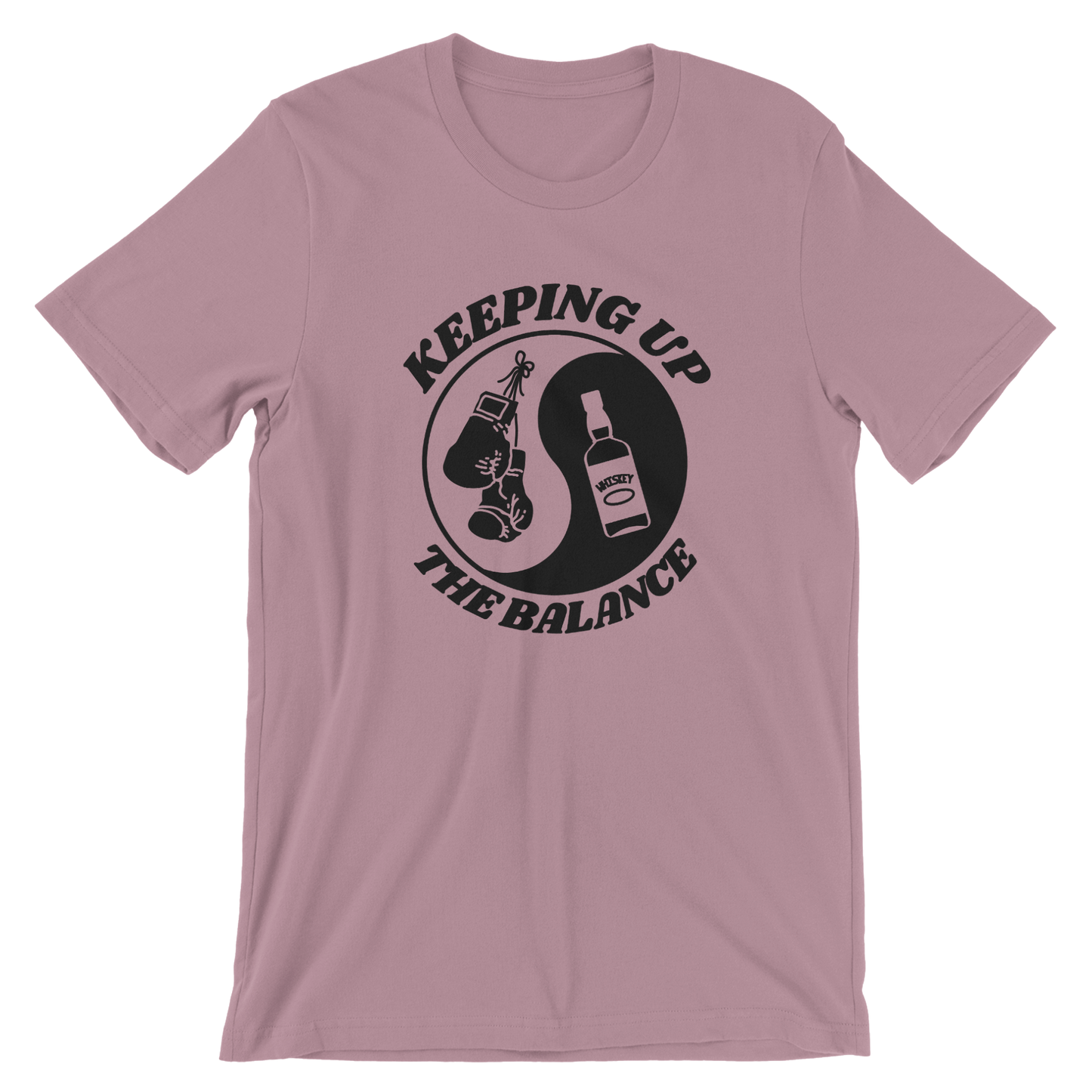 Ying yang, boxing and whiskey - T-shirt